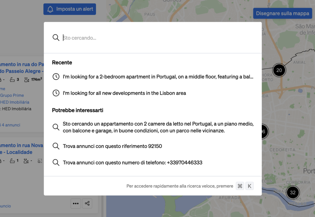 Come cercare un immobile all'interno di CASAFARI con l'aiuto dell'intelligenza artificiale